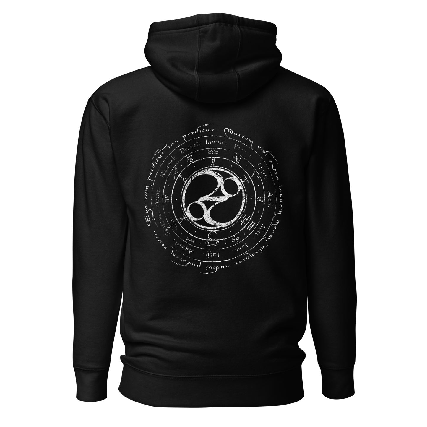 Concentric circle hoodie