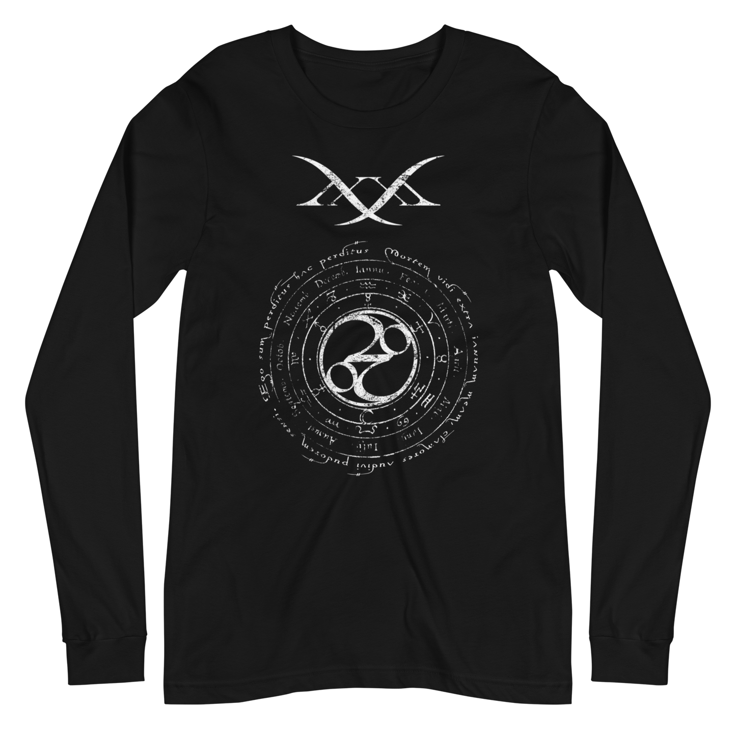 Concentric circle long sleeve