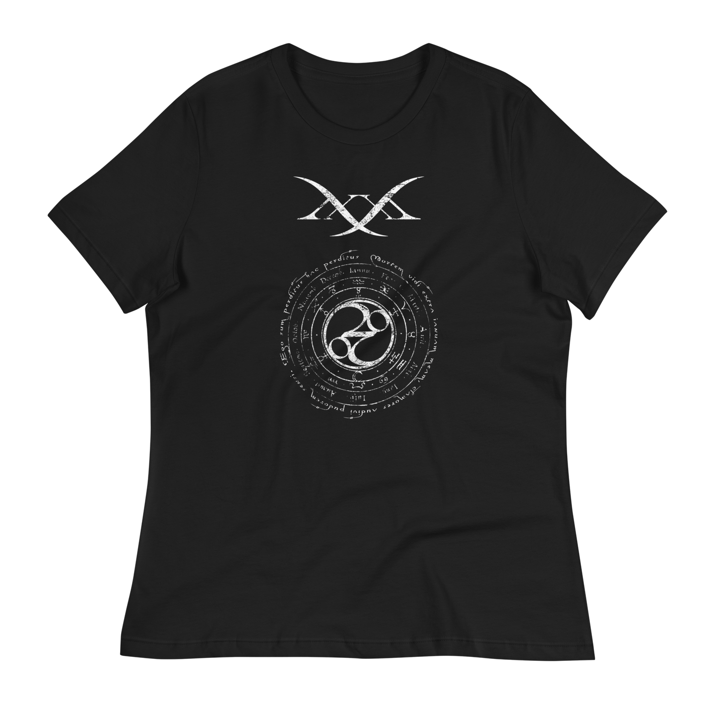 Concentric circle women's t-shirt
